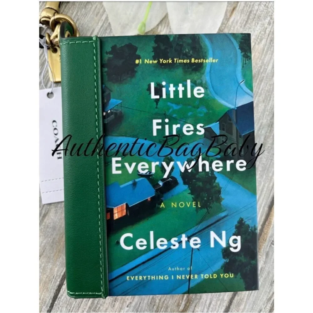 Coach Little Fires Everywhere By Celeste Ng Book Bag Charm Purse
